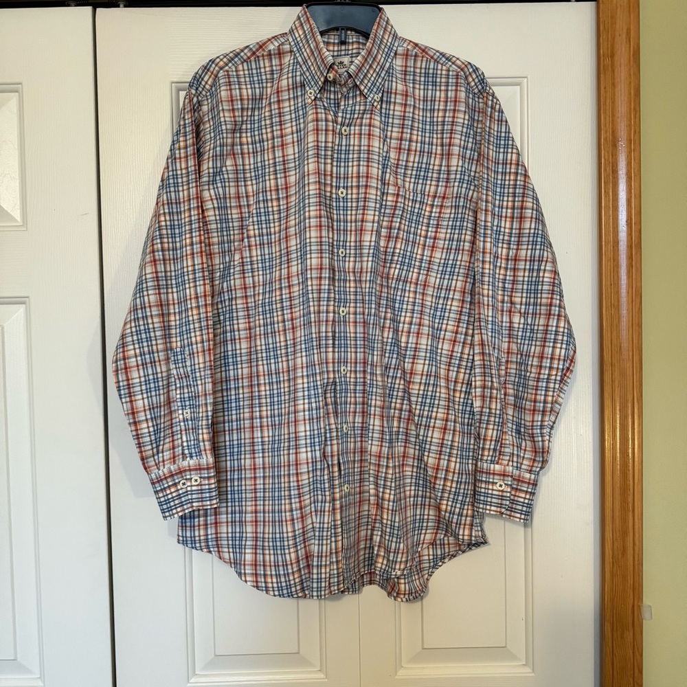 Peter‎ Millar Cotton Plaid Button Down Shirt